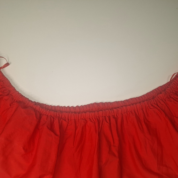 Red Off-Shoulder Mini Dress - Picture 5 of 6